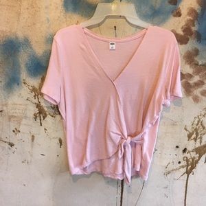 Old Navy pink shirt sleeve shirt